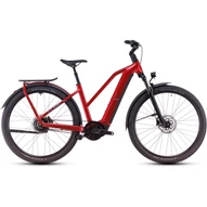 CUBE KATHMANDU HYBRID COMFORT PRO ELECTRICRED´N´RED - 2025 - TREKKING ELEKTROMOS KERÉKPÁR - TRAPEZE 46 CM