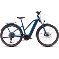 CUBE KATHMANDU HYBRID EX 800 ELECTRICBLUE´N´CHROME - 2025 - TREKKING ELEKTROMOS KERÉKPÁR - TRAPEZE 50 CM