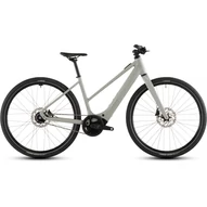 Cube Editor Hybrid SLX 400X - Elektromos városi kerékpár - reedbeige´n´chrome színben - Trapeze 58 cm - 2026