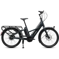 Cube Longtail Hybrid Deluxe 800  shadowgrey´n´grey 26": ONE SIZE elektromos cargo, városi kerékpár - 2027