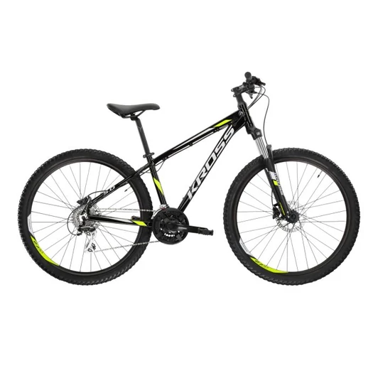 KROSS Hexagon 5.0 29&quot; black / graphite / lime 2022 FÉRFI MTB KERÉKPÁR