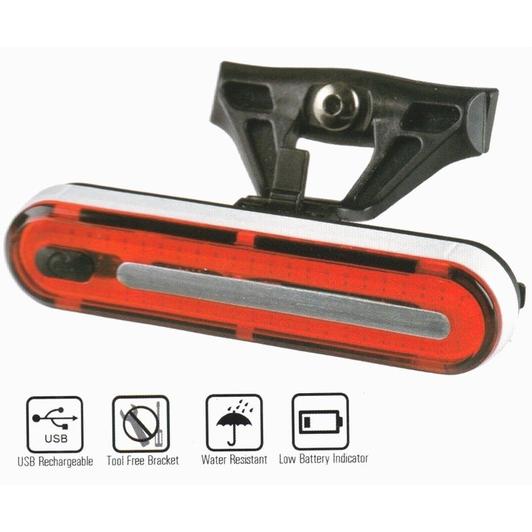 JING YI 50 CHIPLED USB KERÉKPÁR HÁTSÓ LÁMPA