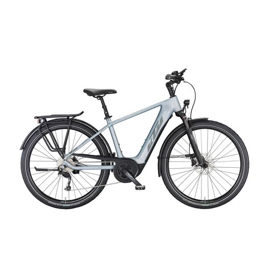 KTM MACINA TOUR P510 AZZURRO SILVER MATT(GREY+BLUE) 2023 FÉRFI ELEKTROMOS TREKKING KERÉKPÁR