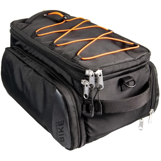 KTM SPORT TRUNK BAG 32L SNAP IT 2.0 BLACK / ORANGE KERÉKPÁR CSOMAGTARTÓ TÁSKA