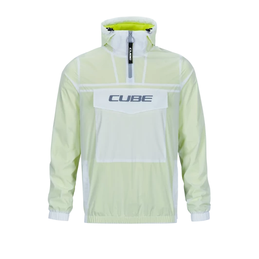 CUBE Pullover Jacket grey´n´neon yellow