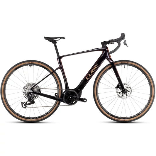 CUBE NUROAD HYBRID C:62 SLT 400X SOLARECLIPSE´N´BRONZE 2025 FÉRFI ELEKTROMOS GRAVEL KERÉKPÁR