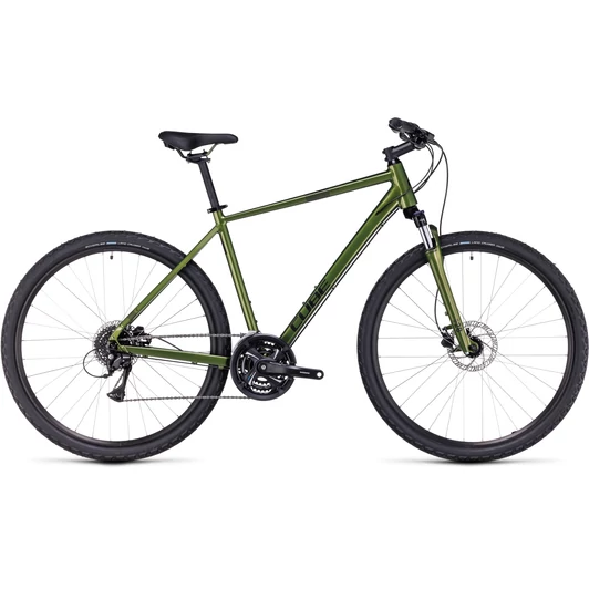 CUBE NATURE SHINYMOSS N BLACK 2023 FÉRFI CROSS KERÉKPÁR