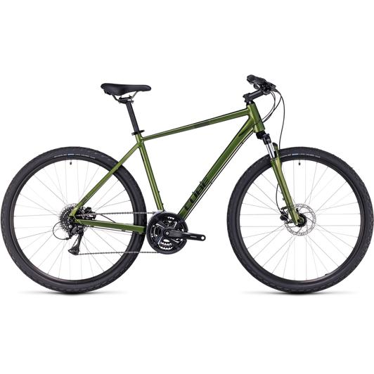 CUBE NATURE SHINYMOSS N BLACK 2023 FÉRFI CROSS KERÉKPÁR