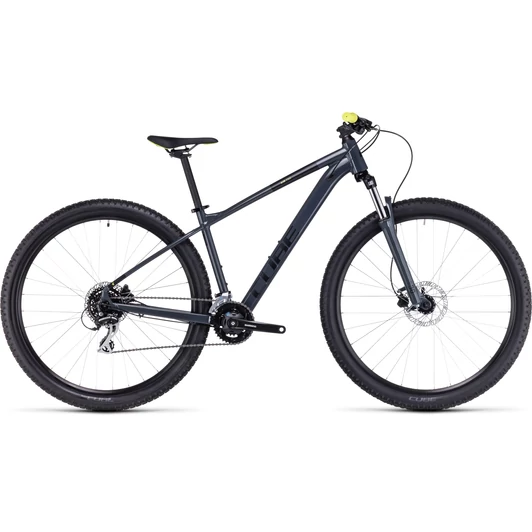 CUBE AIM PRO GREY N FLASHYELLOW 29&quot; 2023 FÉRFI MTB KERÉKPÁR