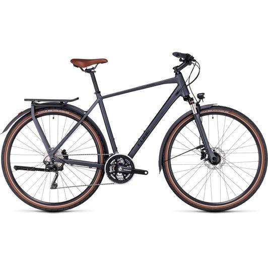 CUBE KATHMANDU PRO GREY N BLACK 2023 FÉRFI TREKKING KERÉKPÁR