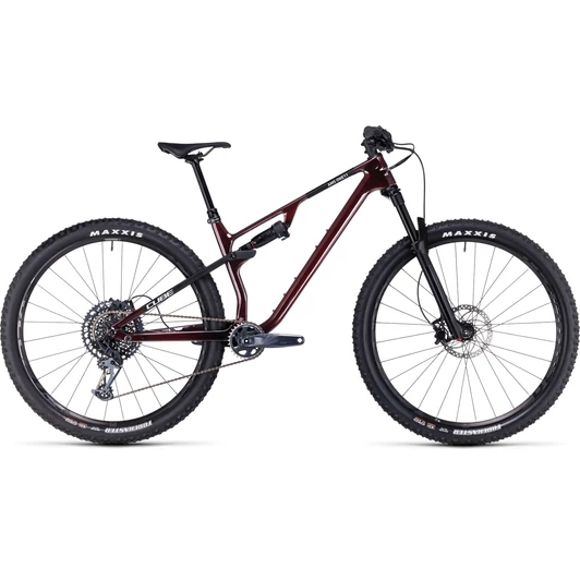 CUBE AMS ONE11 C:68X PRO 29 liquidred´n´carbon 2023 FÉRFI ÖSSZTELESZKÓPOS MTB KERÉKPÁR