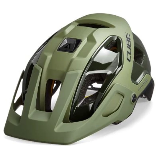 CUBE Helmet STROVER OLIVE Enduró MTB BUKÓSISAK