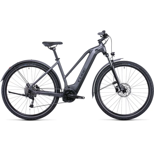 CUBE NURIDE HYBRID PERFORMANCE 625 ALLROAD TRAPÉZ GRAPHITE´N´BLACK NŐI ELEKTROMOS CROSS TREKKING KERÉKPÁR 2022