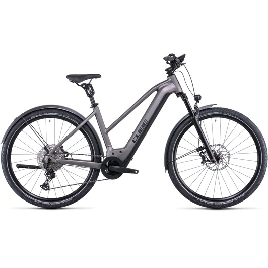 CUBE NURIDE HYBRID SLT 750 ALLROAD TRAPÉZ TEAK´N´IRIDIUM NŐI ELEKTROMOS CROSS TREKKING KERÉKPÁR 2022
