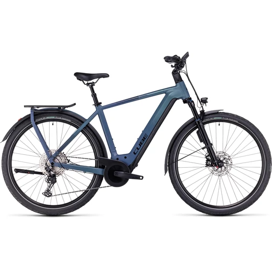 CUBE KATHMANDU HYBRID ABS 750 SMARAGDGREY´N´BLUE 2023 FÉRFI ELEKTROMOS TREKKING KERÉKPÁR