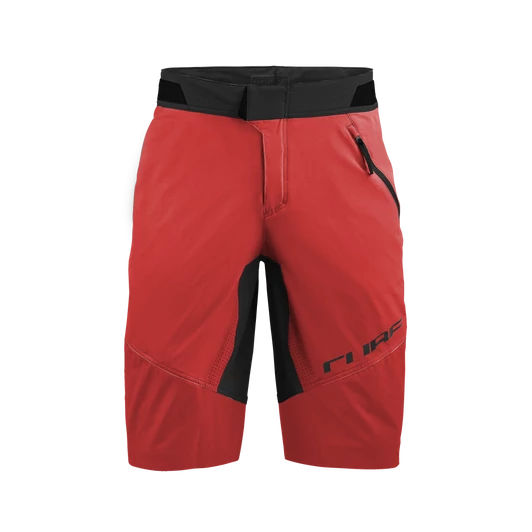 CUBE EDGE Baggy Shorts RED Férfi MTB Kerékpáros Rövidnadrág 2021