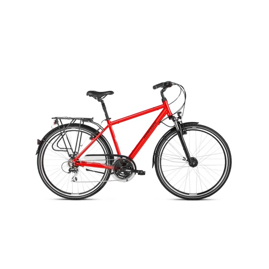 KROSS Trans 3.0 M red / black 2022 FÉRFI TREKKING KERÉKPÁR