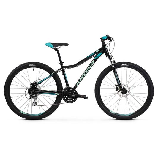 KROSS LEA 5.0 29" BLACK / TURQUOISE GLOSS 2022 NŐI MTB KERÉKPÁR