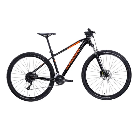 KROSS Level 1.0 29" black / orange 2022 FÉRFI MTB KERÉKPÁR