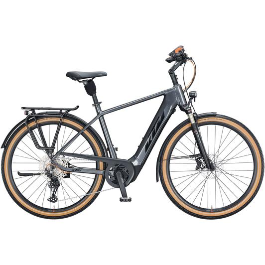KTM MACINA STYLE 620 steel grey (black+orange) Férfi Elektromos Trekking Kerékpár 2021