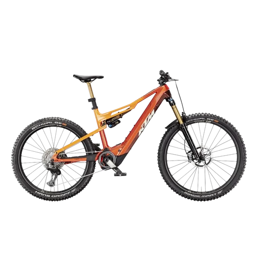 KTM MACINA KAPOHO EXONIC CX-R Di2  XL/53 Összteleszkópos elektromos  MTB kerékpár BURNT'FRESH ORANGE+CARBON színben