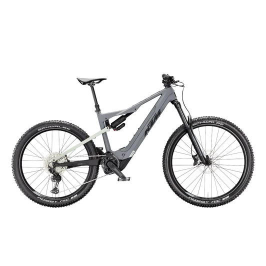 KTM MACINA KAPOHO COMP LTD  XL/53 Összteleszkópos elektromos  MTB kerékpár GREY+DEW SILVER MATT színben
