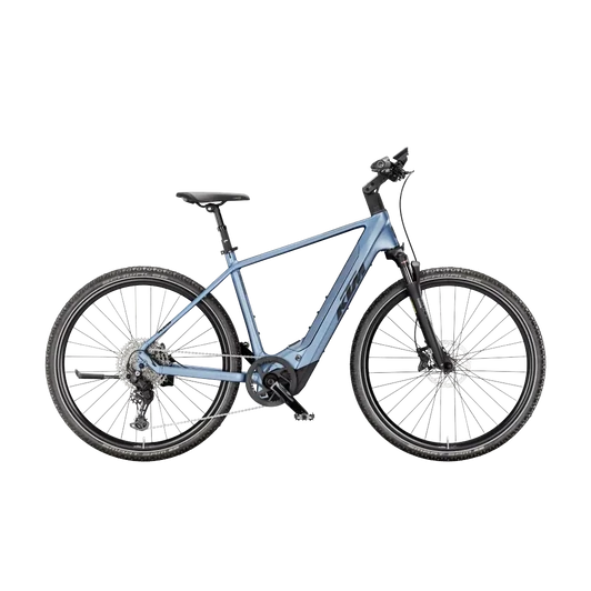 KTM MACINA CROSS CX 810  H 46 Férfi elektromos crosstrekking kerékpár STEEL BLUE MATT színben 2026