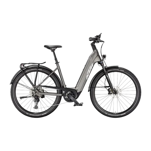 KTM MACINA GRAN 810  US 46 Unisex elektromos trekking- túra kerékpár MACHINE GREY MATT színben