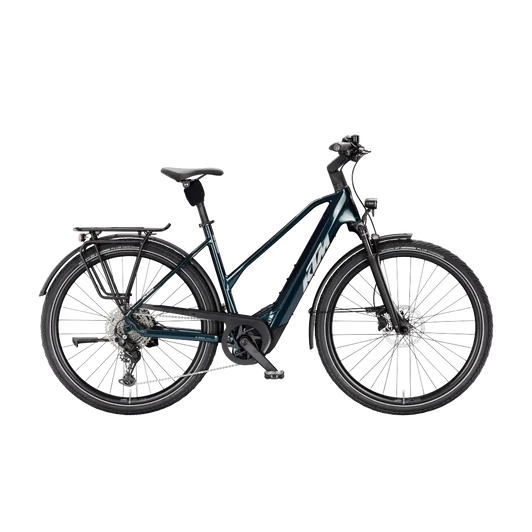KTM MACINA TOUR PX 810  D 46 Női elektromos trekking- túra kerékpár DARK SEA színben