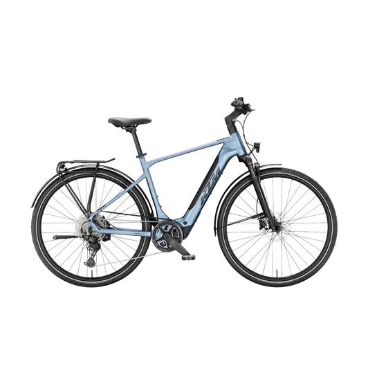 KTM MACINA SPORT SX 20  H 51 Férfi elektromos trekking- túra kerékpár STEEL BLUE MATT színben