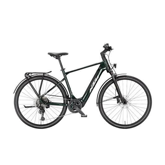 KTM MACINA SPORT SX 20  H 60 Férfi elektromos trekking- túra kerékpár SMARAGD BLACK színben