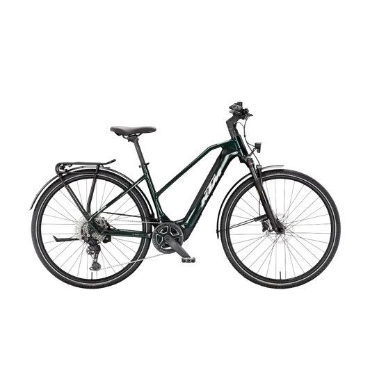 KTM MACINA SPORT SX 20  D 51 Női elektromos trekking- túra kerékpár SMARAGD BLACK színben