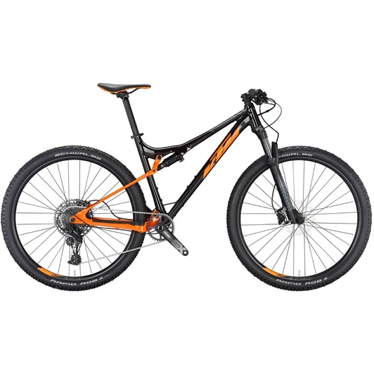 KTM SCARP 294 FLAMING BLACK (SPACE ORANGE) 2023 FÉRFI ÖSSZTELESZKÓPOS MTB KERÉKPÁR