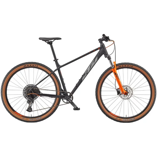 KTM ULTRA FUN 29 black matt (grey + orange) 2023 Férfi MTB Kerékpár