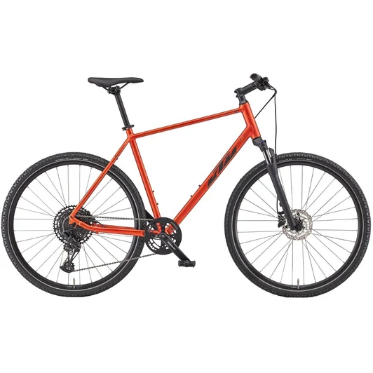 KTM X-LIFE CROSS BURNT ORANGE MATT (GREY + ORANGE) 2023 FÉRFI CROSS TREKKING KERÉKPÁR