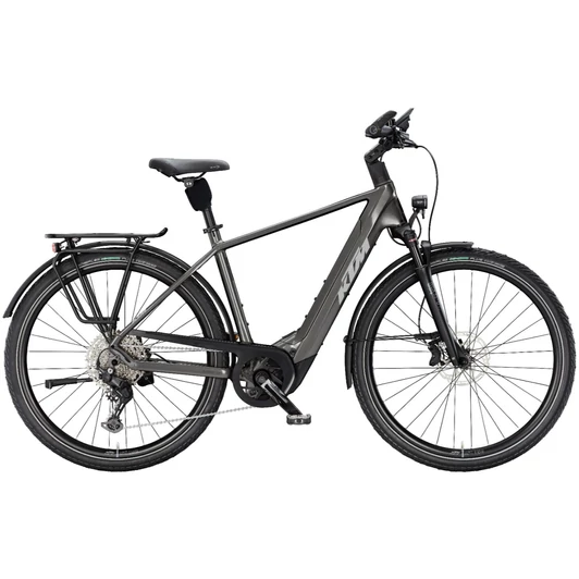 KTM MACINA STYLE 820 MACHINE GREY (SILVER+BLK) 2025 FÉRFI ELEKTROMOS TREKKING KERÉKPÁR