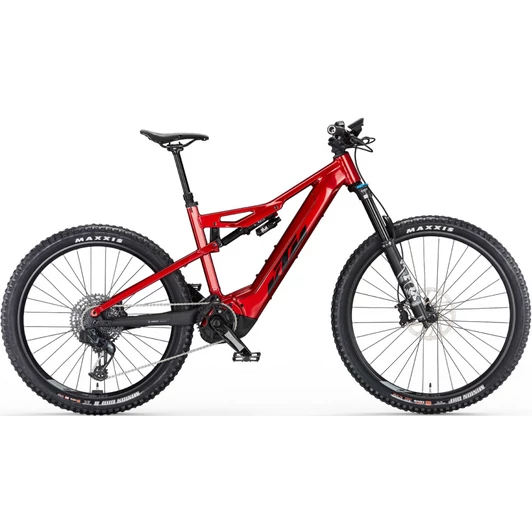 KTM MACINA KAPOHO 7971 CHROME RED (BLACK) 2023 FÉRFI ELEKTROMOS ÖSSZTELESZKÓPOS MTB KERÉKPÁR