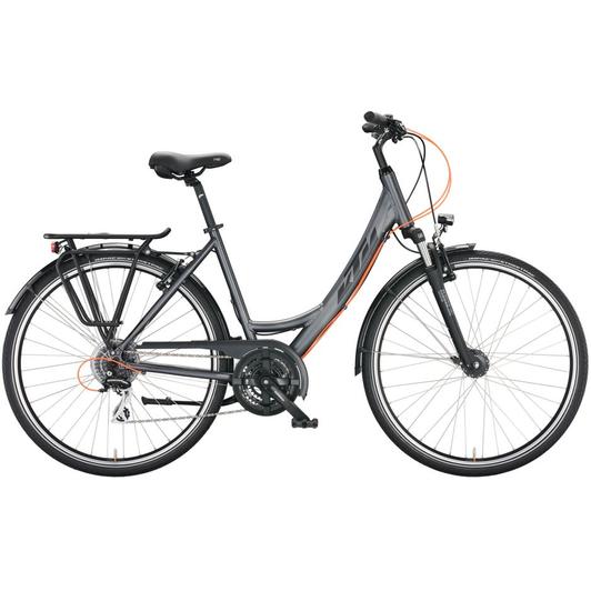 KTM LIFE JOY EASY ENTRY STEELGREY SATINE (BLACK) 2022 UNISEX TREKKING KERÉKPÁR