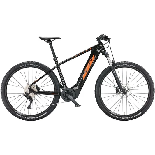 KTM MACINA TEAM 693 FLAMING BLACK(ORANGE+GREY) FÉRFI ELEKTROMOS MTB KERÉKPÁR 2022