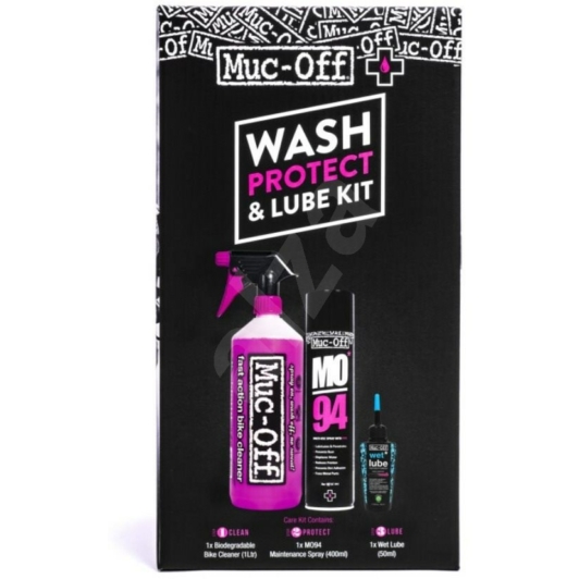 MUC-OFF WASH, PROTECT AND WET LUBE KIT 