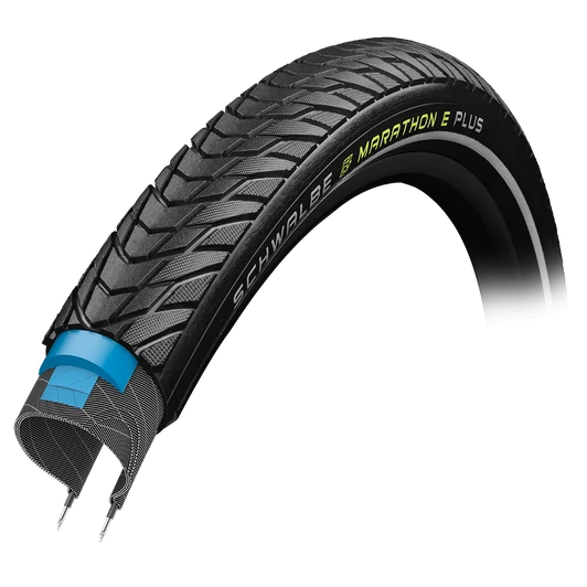 SCHWALBE MARATHON E-PLUS 28" REFLEX CSÍKOS GUMIABRONCS - TÖBB MÉRETBEN