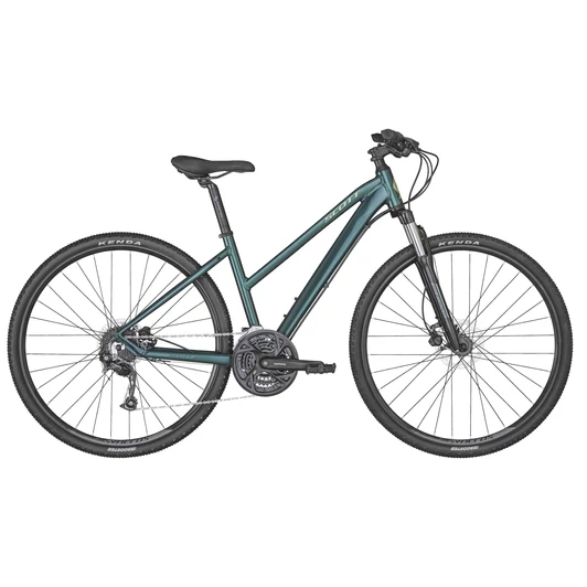 SCOTT SUB CROSS 40 DEEP TEAL GREEN/SOFT MINT TRAPÉZ 2022 NŐI CROSS KERÉKPÁR