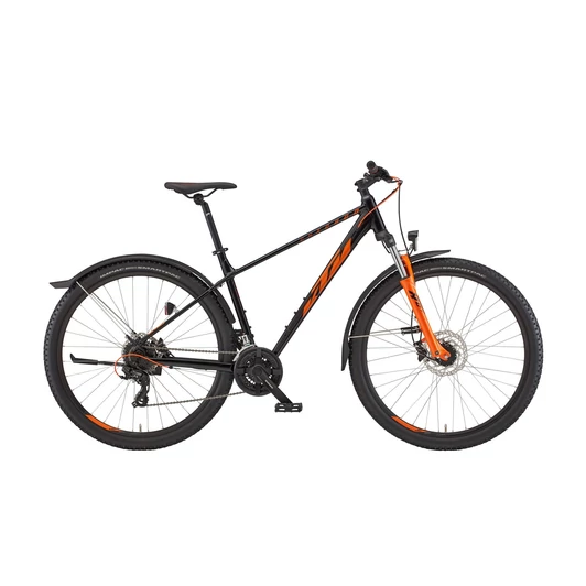 KTM  CHICAGO STREET 29 FLAMING BLACK (ORANGE) 2022 FÉRFI MTB KERÉKPÁR