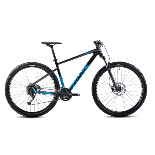 GHOST KATO UNIVERSAL 29 BLACK/LIGHT BLUE GLOSSY 2022 FÉRFI MTB KERÉKPÁR