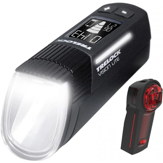 TRELOCK LS660 I-GO VISION LITE+LS740 VECTOR SIGNAL KERÉKPÁR LÁMPA SZETT