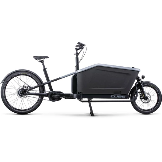 CUBE CARGO HYBRID 500 FLASHGREY´N´BLACK - 2025 - CARGO ELEKTROMOS KERÉKPÁR - 20" / 27.5": ONE SIZE