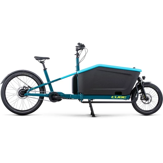 CUBE CARGO HYBRID 500 BLUE´N´LIME - 2025 - CARGO ELEKTROMOS KERÉKPÁR - 20" / 27.5": ONE SIZE