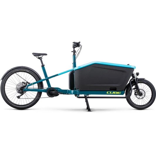 CUBE CARGO SPORT HYBRID  500 BLUE´N´LIME - 2025 - CARGO ELEKTROMOS KERÉKPÁR - 20" / 27.5": ONE SIZE