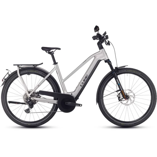 CUBE KATHMANDU HYBRID 45 750 GREY´N´REFLEX - 2025 - TREKKING ELEKTROMOS KERÉKPÁR - TRAPEZE 54 CM