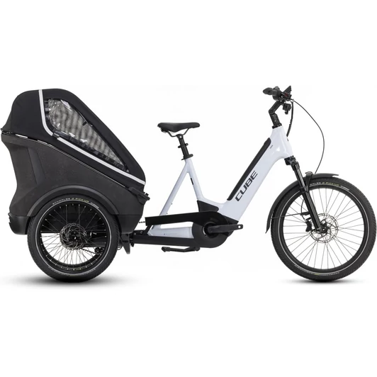 CUBE TRIKE FAMILY HYBRID 1500 FLASHWHITE´N´REFLEX - 2025 - VÁROSI TRIKE ELEKTROMOS KERÉKPÁR - 24" / 20": ONE SIZE